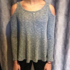 Cut Out Shoulder Top